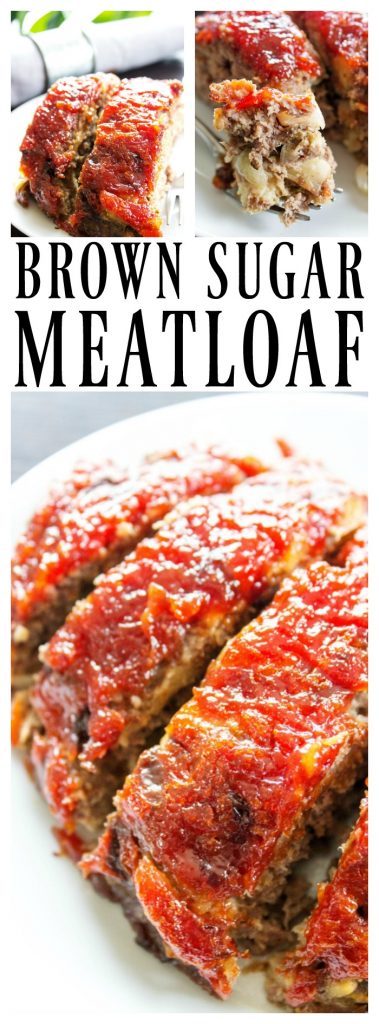 BROWN SUGAR MEATLOAF - Covered with a sweet brown sugar glaze this meatloaf full of flavor, it's the best meatloaf you will ever have. Grab a fork & dig in.
