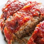 BROWN SUGAR MEATLOAF - my mom's recipe for the best meatloaf you will ever have. Covered with a sweet brown sugar glaze this meatloaf full of flavor. Grab a fork & dig in.