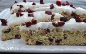 Blissful Cranberry Bars
