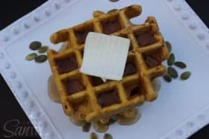 Easy Pumpkin Waffles