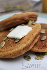 Whole Wheat Pumpkin Pancakes