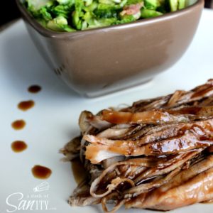 Brown Sugar and Balsamic Glazed Pork Loin