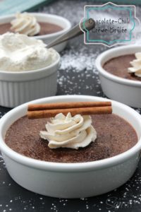 Chocolate-Ancho Chili Creme Brulee