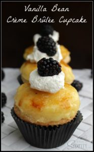 Vanilla Bean Crème Brûlée Cupcakes