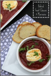 Baked Goat Cheese and Marinara
