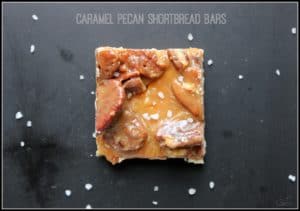 Caramel Pecan Shortbread Bars