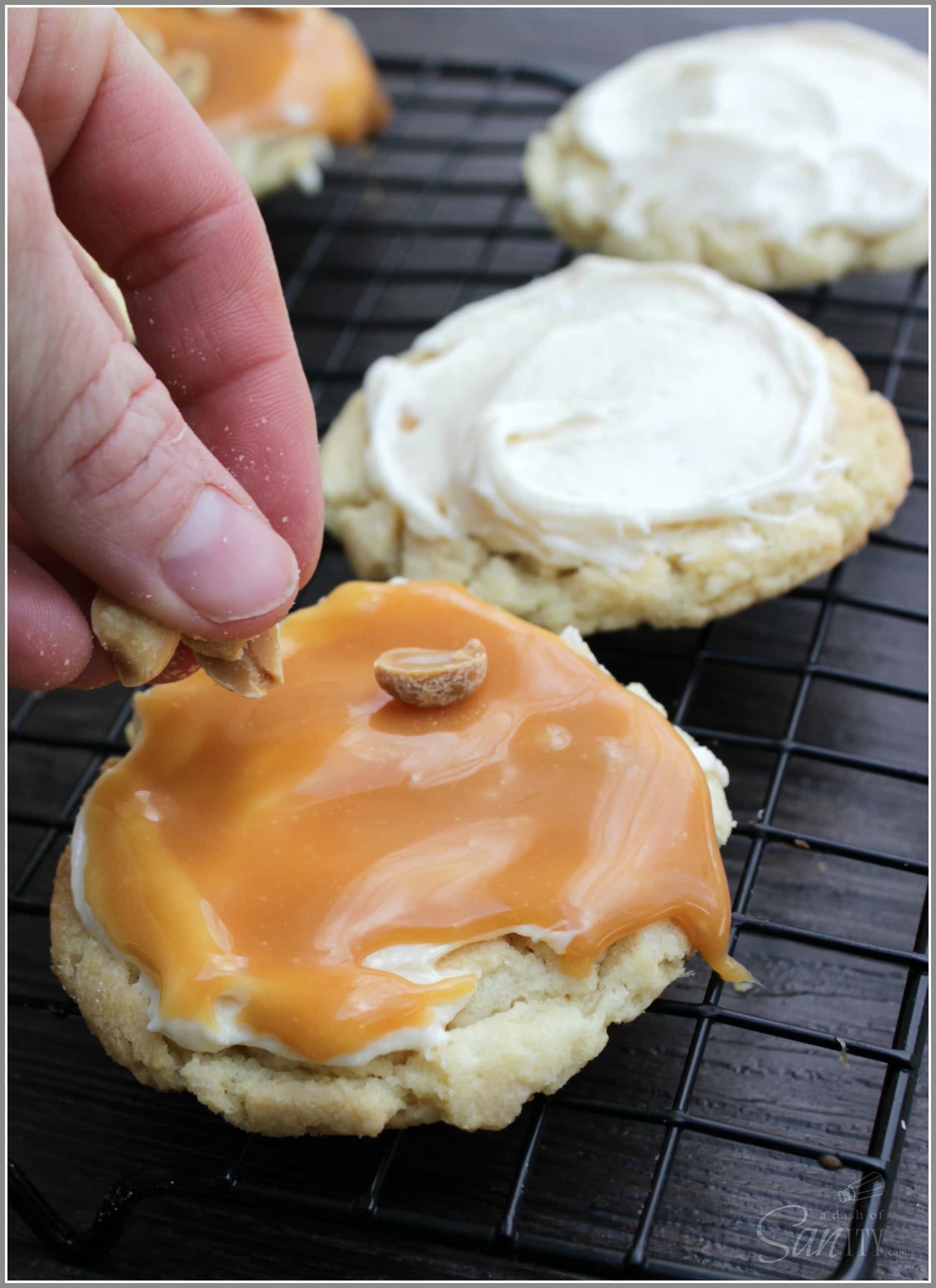 SNICKERS-doodle Cookies are a sweet combination of a classic candy bar favorite, with caramel, chocolate, peanuts, and a creamy nougat center. SNICKERS-doodle Cookies are a sweet combination of a classic candy bar favorite, with caramel, chocolate, peanuts, and a creamy nougat center.