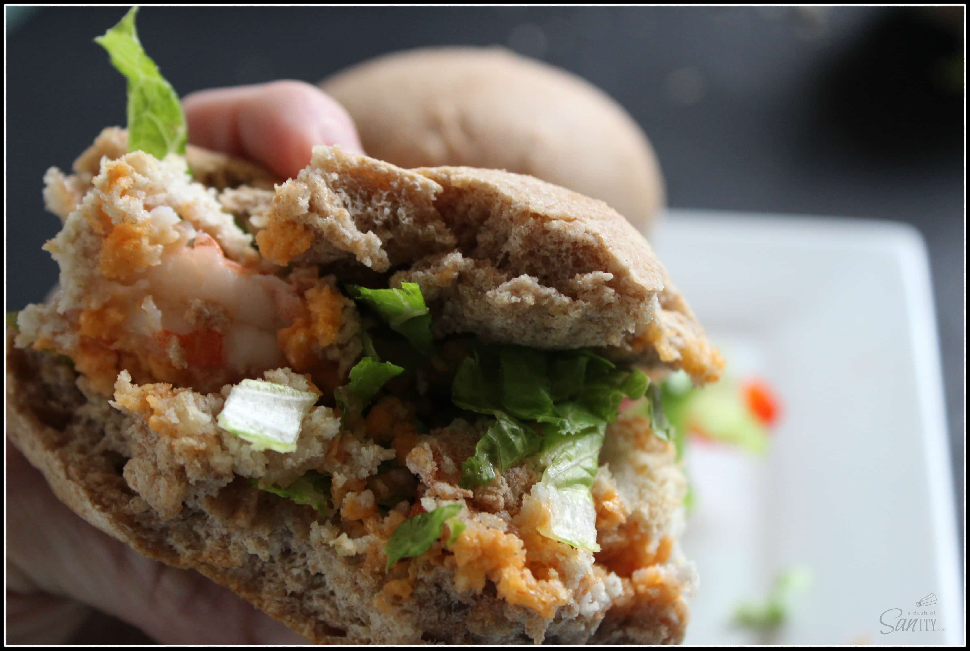 These Baked Shrimp Po’ Boy Sandwiches with Spicy Mayo are a healthy twist on a classic Louisianan sandwich. They are easy to make and take just 30 minutes.