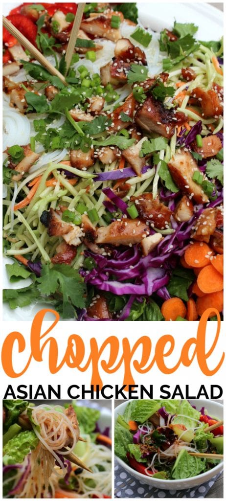 Chopped Asian Chicken Salad pinterest image