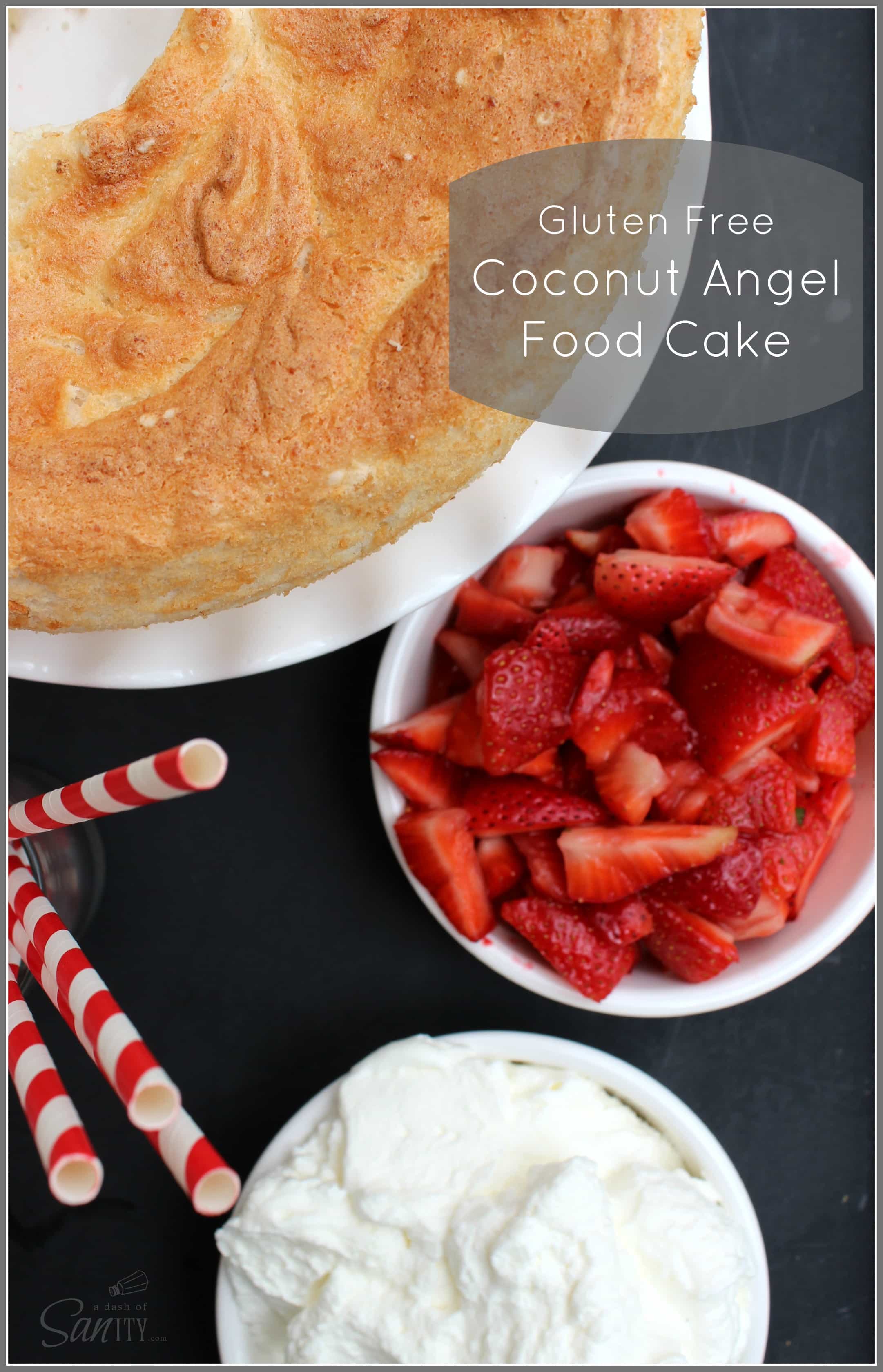 Gluten Free Coconut Angel Food Cake