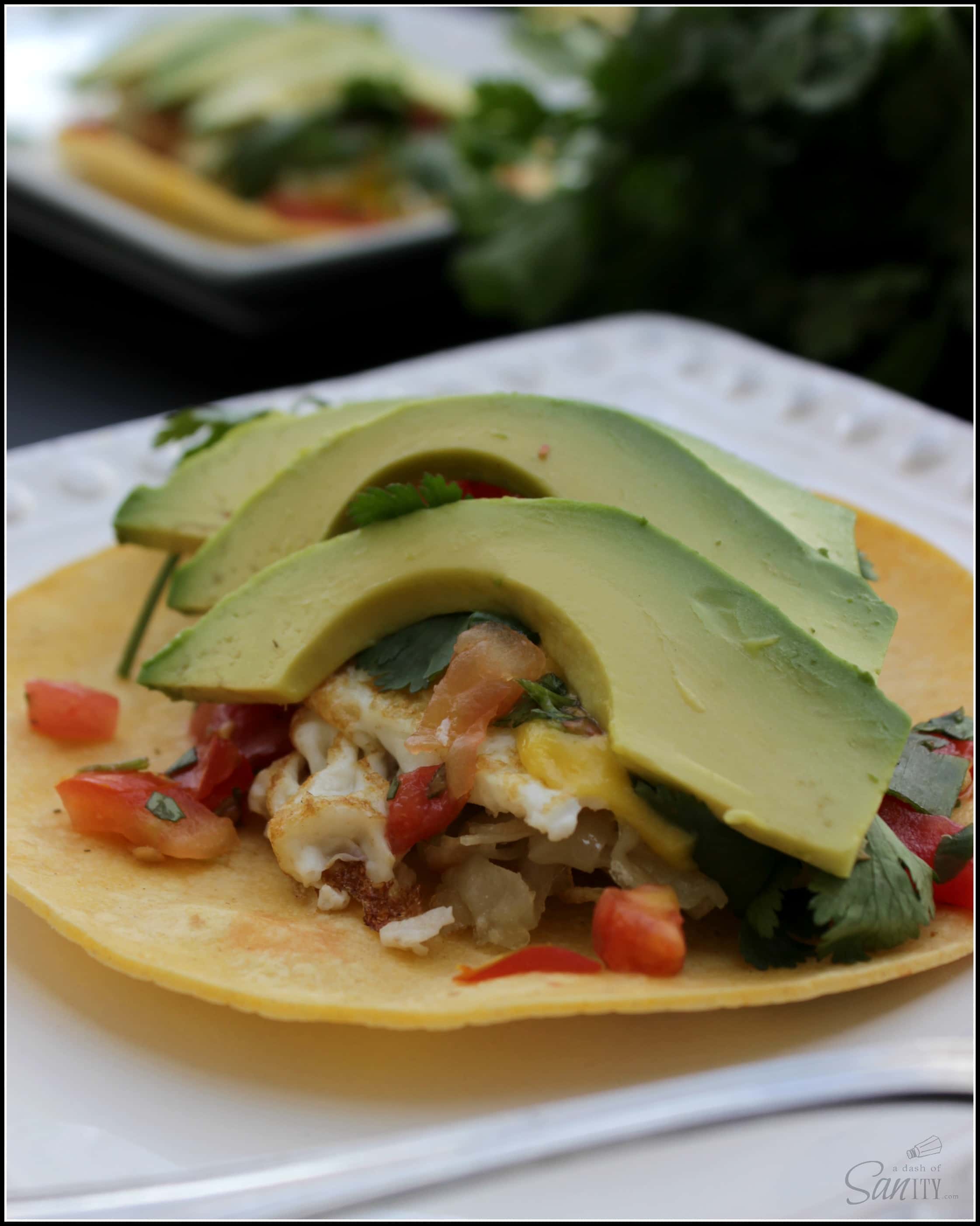 Breakfast Tacos with Roasted Habanero Hollandaise 