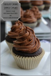 Chocolate Caramel Surprise Cupcakes