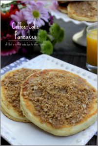 Coffee Cake Pancakes