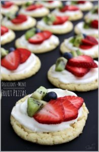 Mini Fruit Pizzas