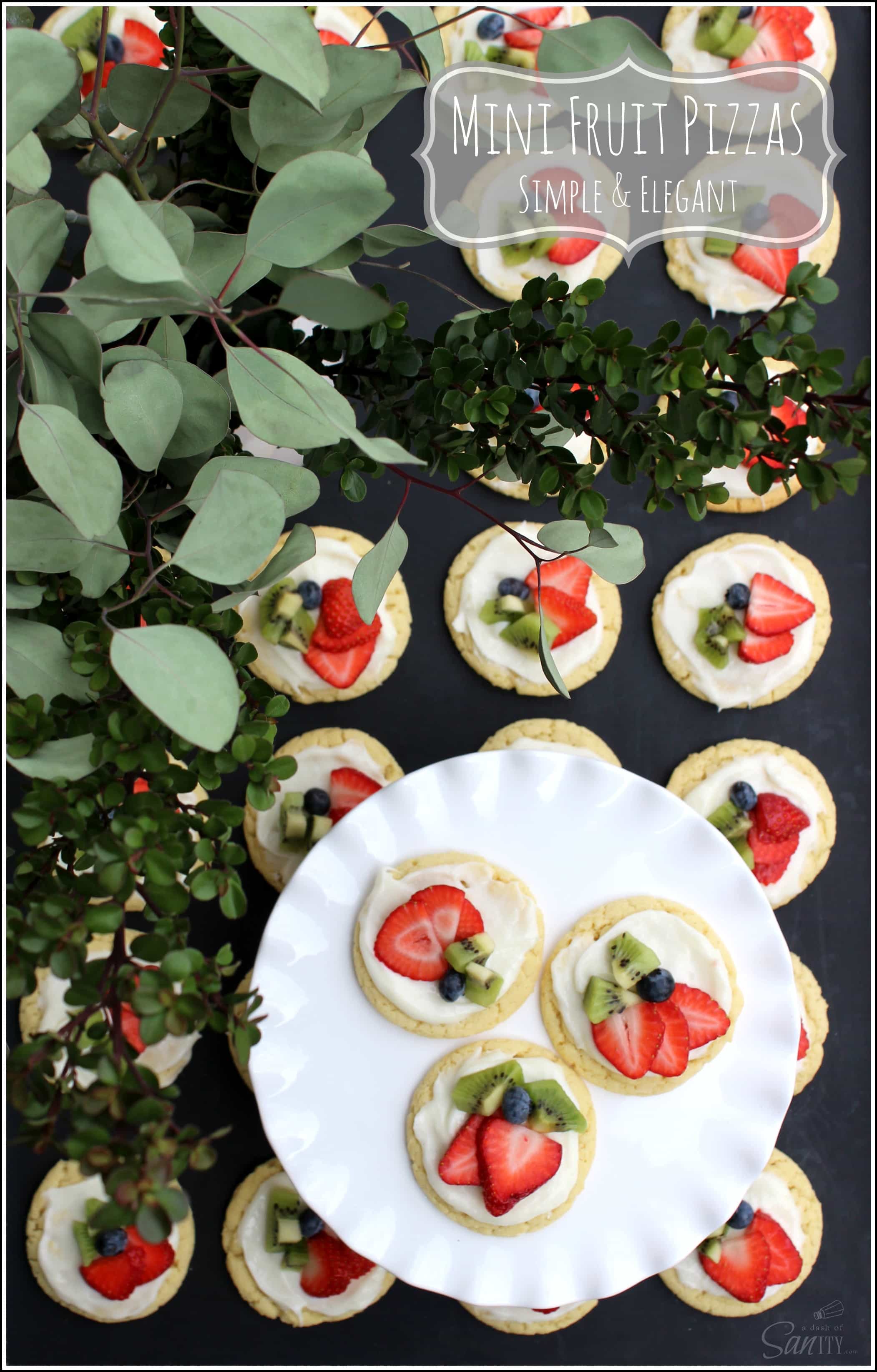 Mini Fruit Pizzas