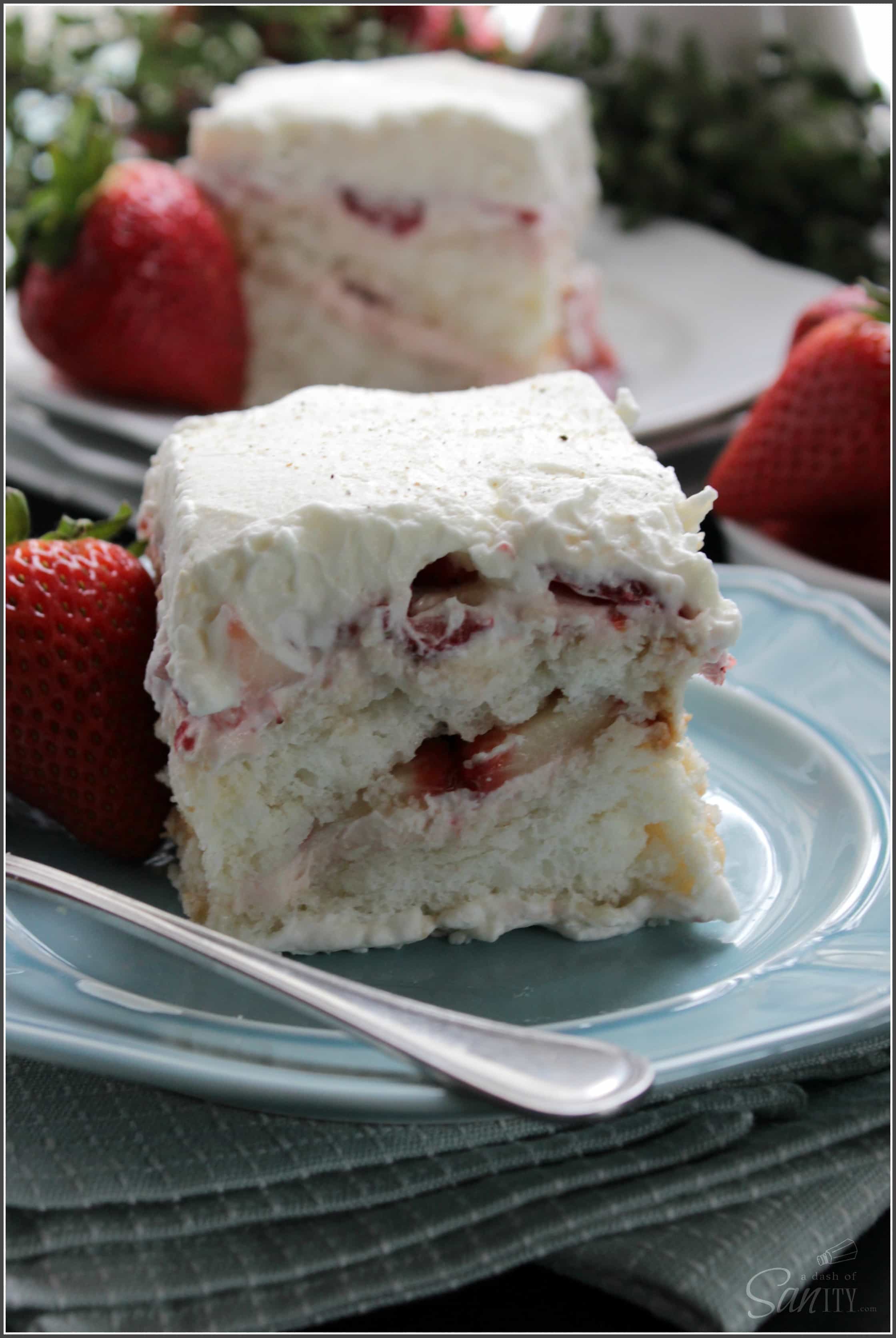 Strawberry & Angel Food Cake Tiramisu