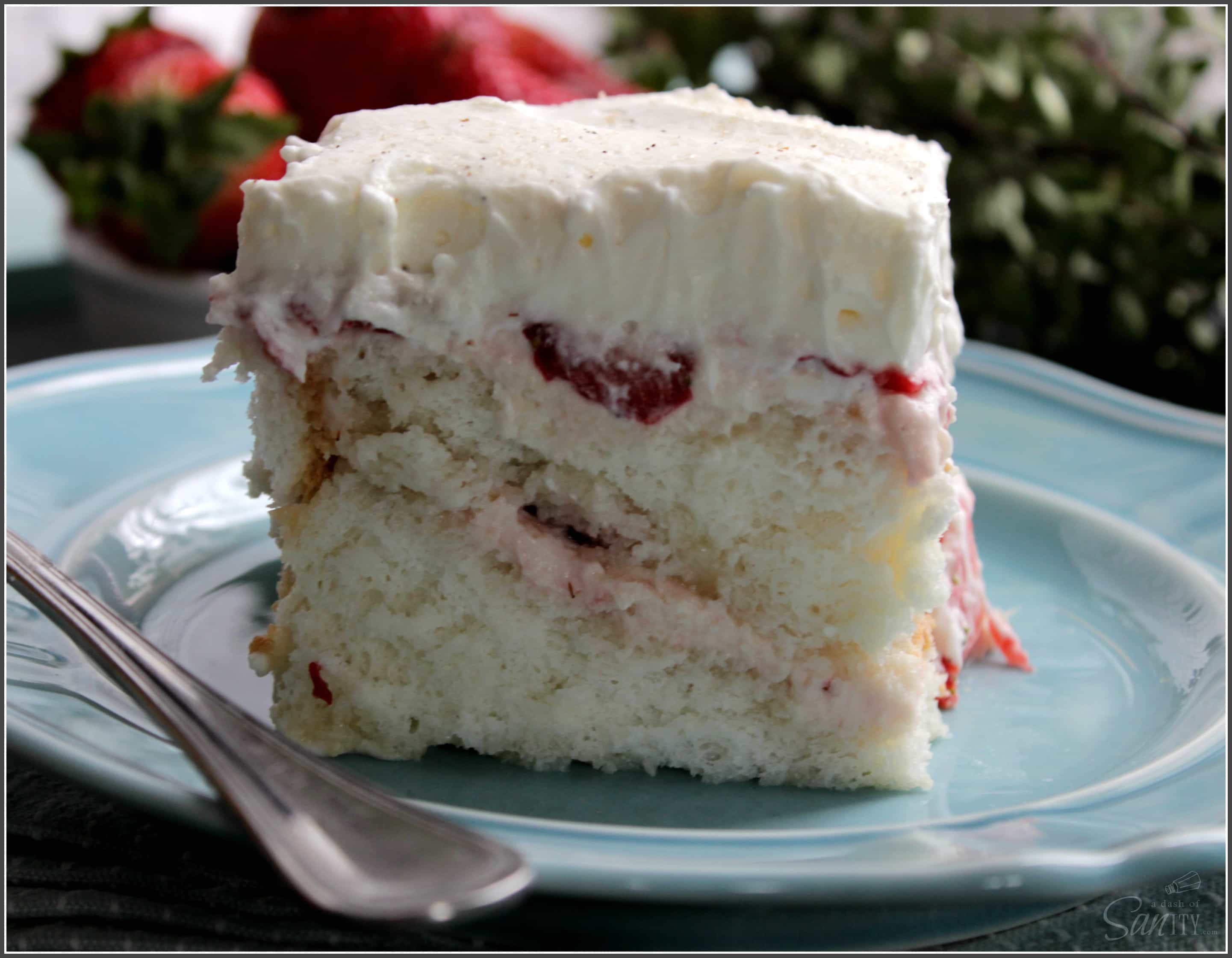 Strawberry & Angel Food Cake Tiramisu