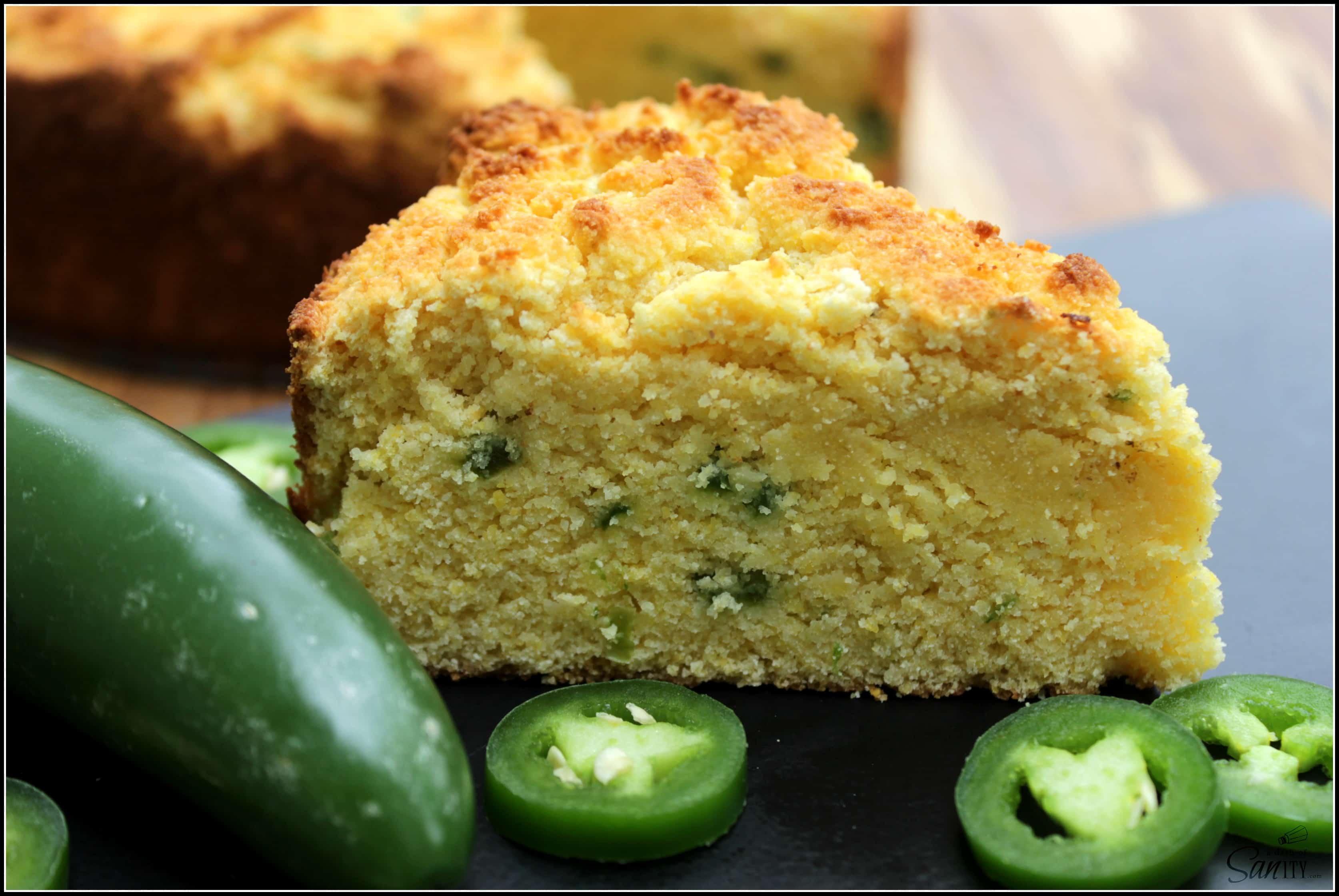 Gluten-Free Sweet Jalapeño Cornbread made with coconut flour and fresh jalapeno is a sweet bread with a hint of spice that everyone will enjoy. Gluten-Free Sweet Jalapeño Cornbread made with coconut flour and fresh jalapeno is a sweet bread with a hint of spice that everyone will enjoy.