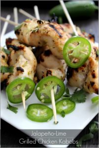 Jalapeño-Lime Grilled Chicken Kabobs