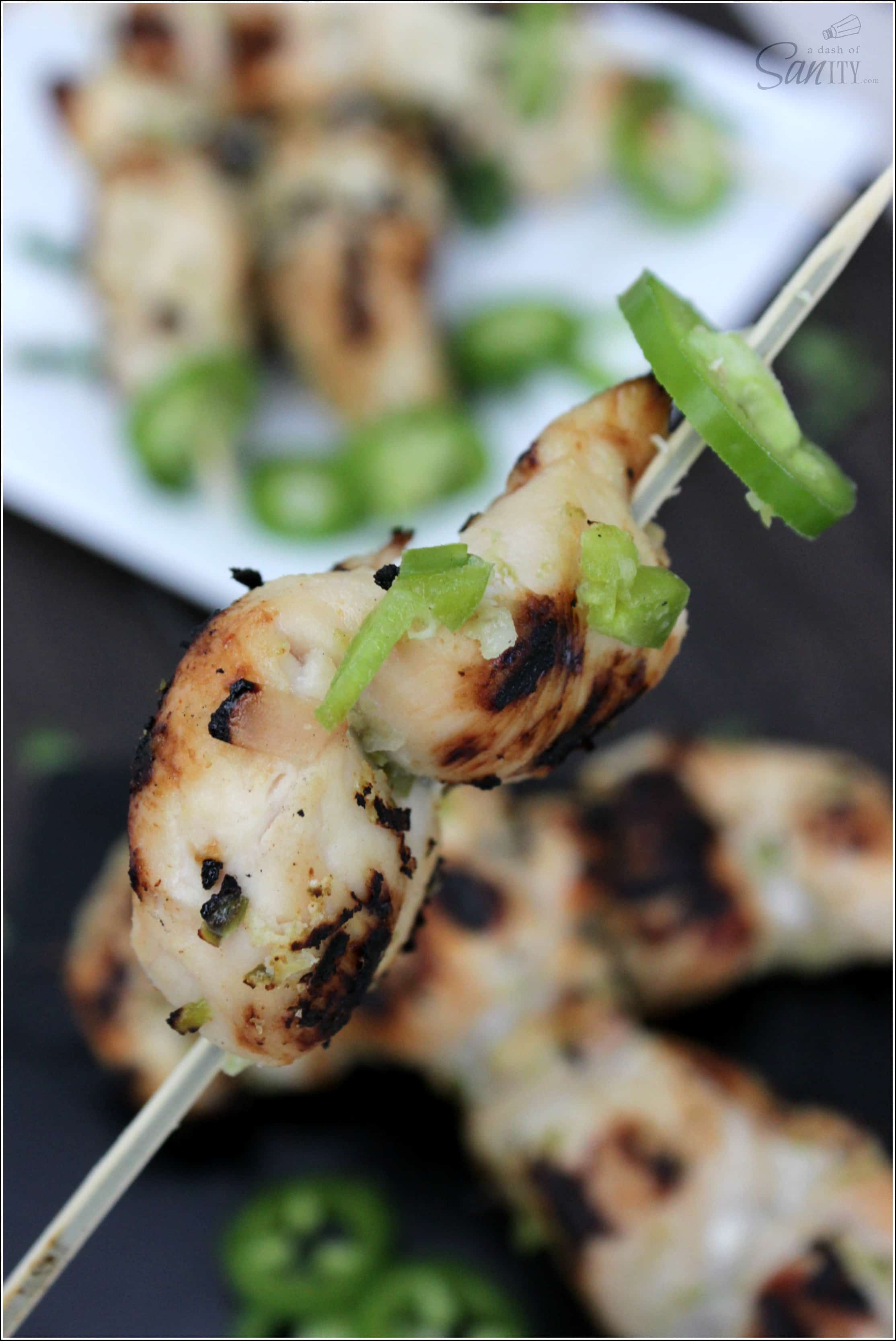 These Jalapeño-Lime Grilled Chicken Kabobs are a perfect balance of sweet and spicy. This recipe is a must have for you and your grill this summer.