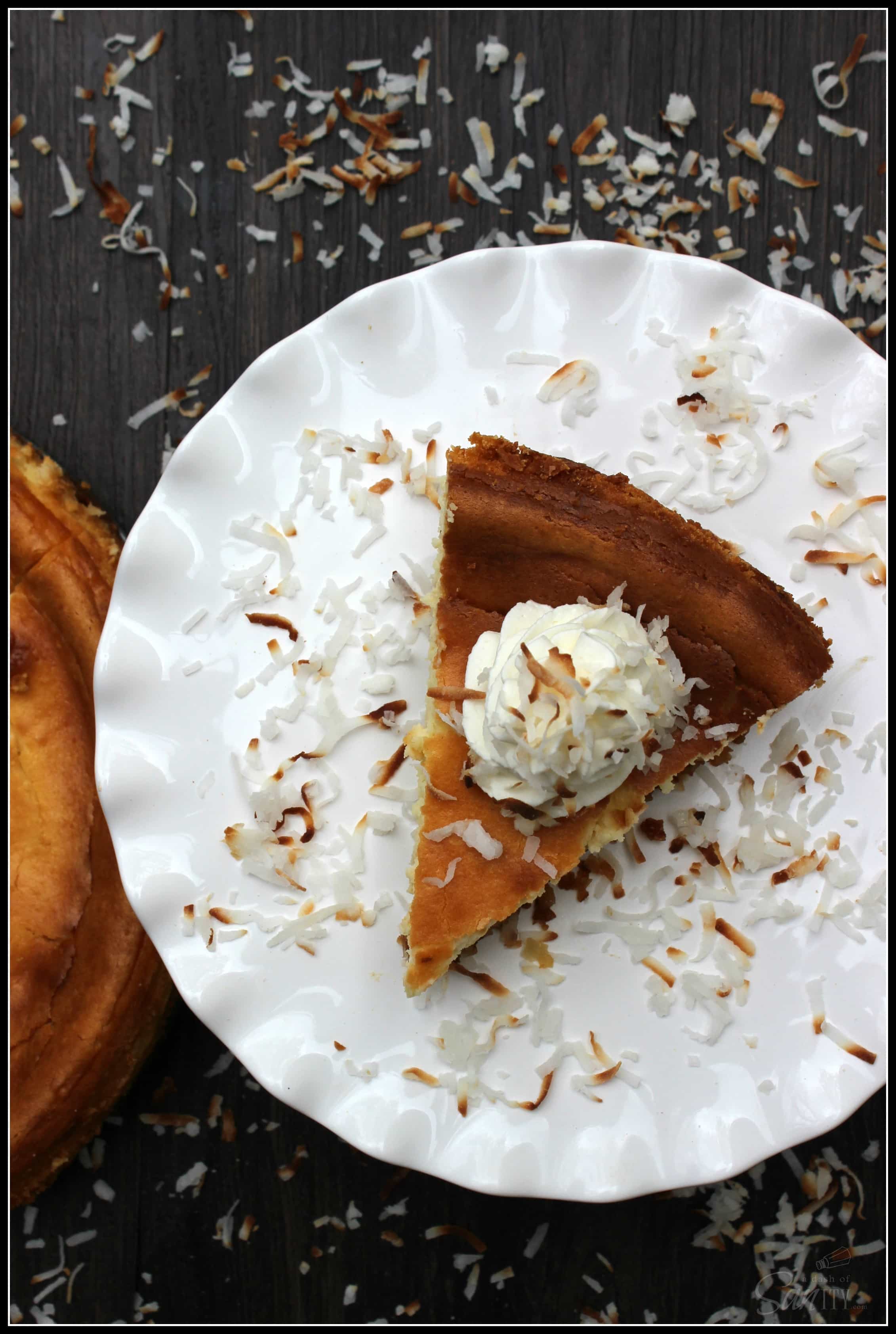 Coconut Cheesecake with Coconut Almond Crust is a creamy gluten free dessert. This unique crust offers a touch of sweetness with the coconut and almonds. Coconut Cheesecake with Coconut Almond Crust is a creamy gluten free dessert. This unique crust offers a touch of sweetness with the coconut and almonds.