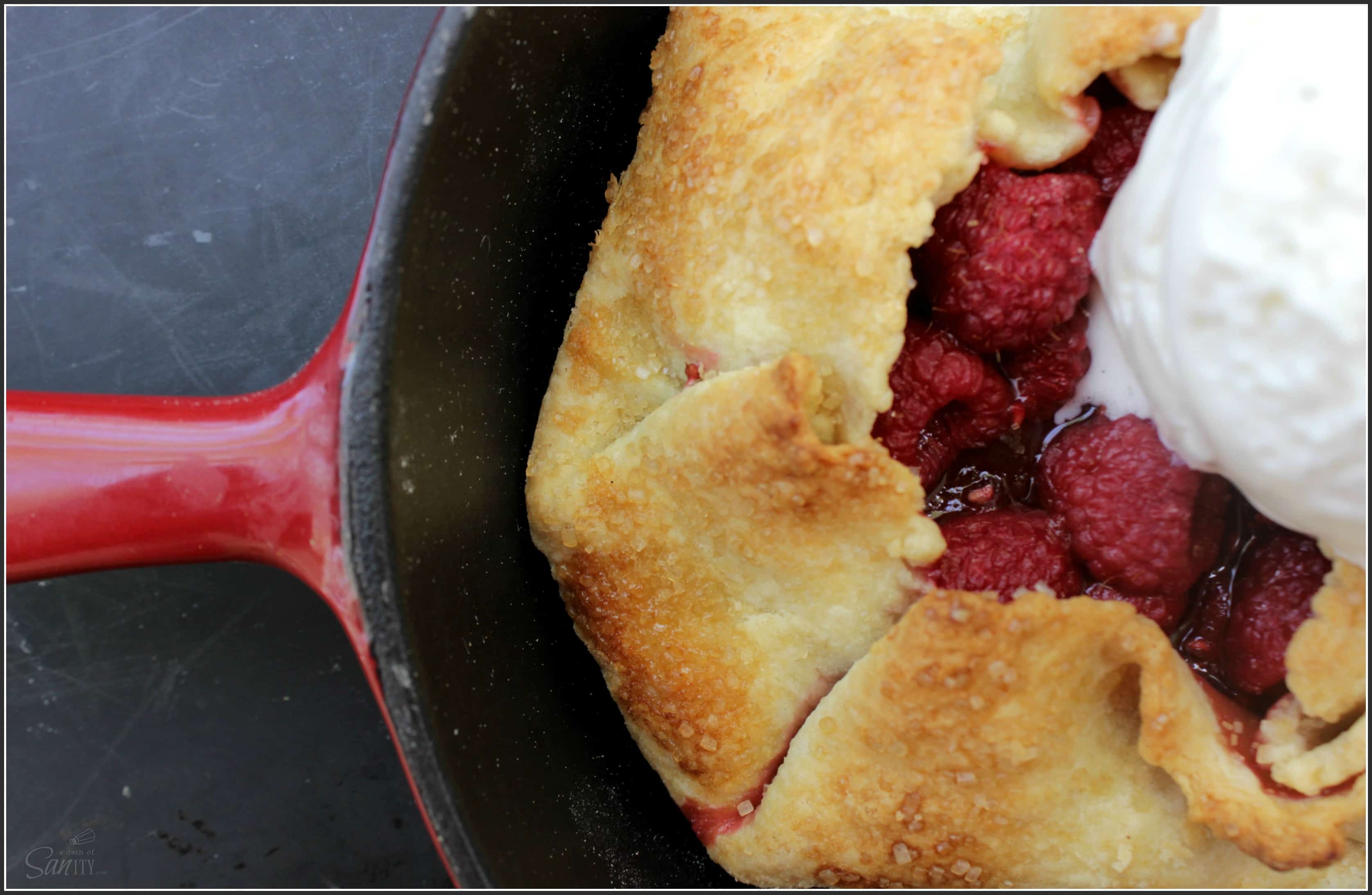 Raspberry & Peach Crostata is a simple Italian pastry filled with fresh raspberries & peach preserves. These are a perfect balance of tart and sweet. Raspberry & Peach Crostata is a simple Italian pastry filled with fresh raspberries & peach preserves. These are a perfect balance of tart and sweet.