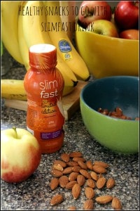 slimfast with snack