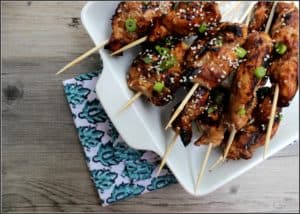Grilled Sesame Chicken Kabobs