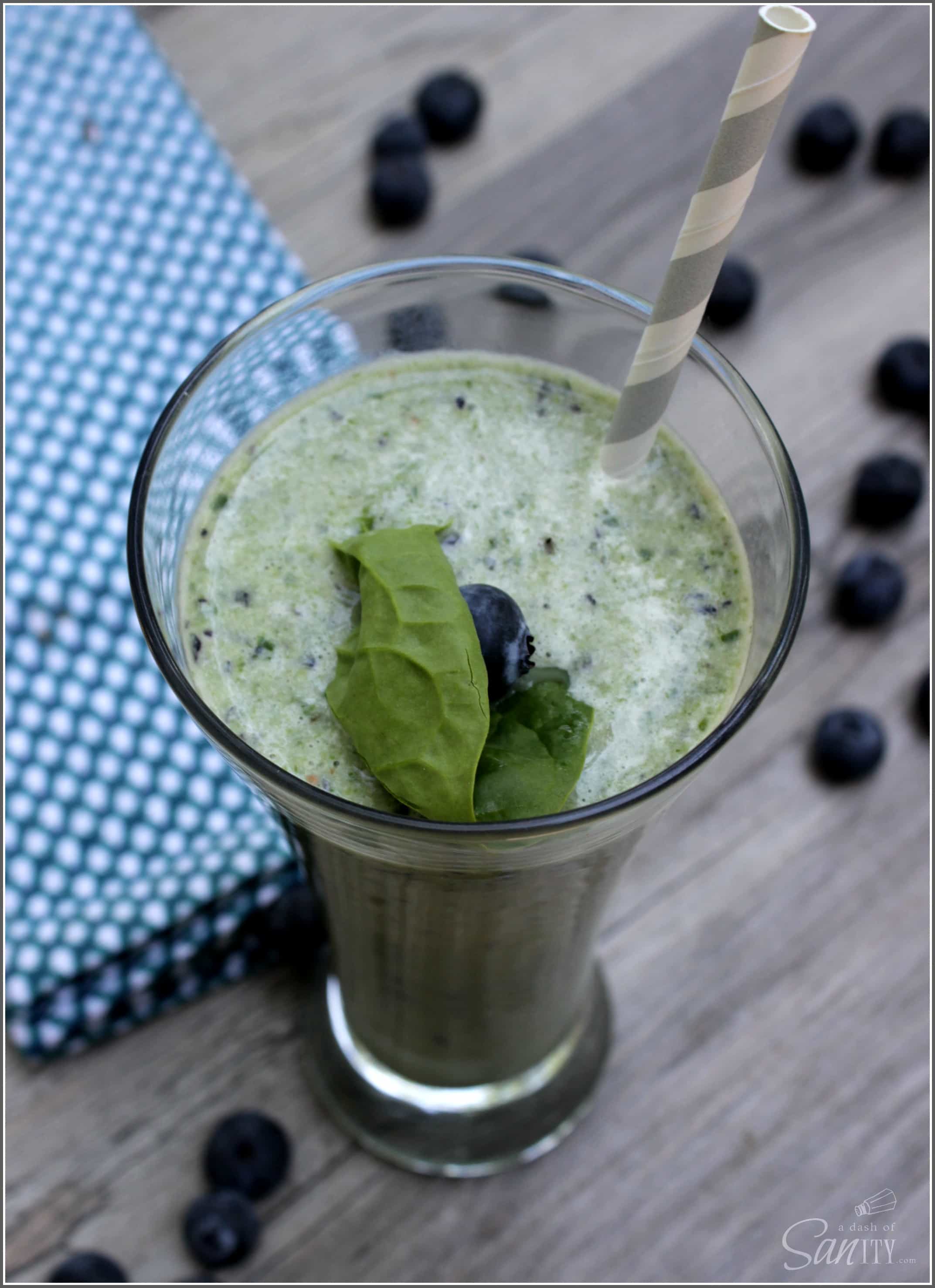 This Blueberry Kale Breakfast Smoothie is mom made & kid approved. Light, refreshing, and full of natural vitamins, it is a perfect start to your day.
