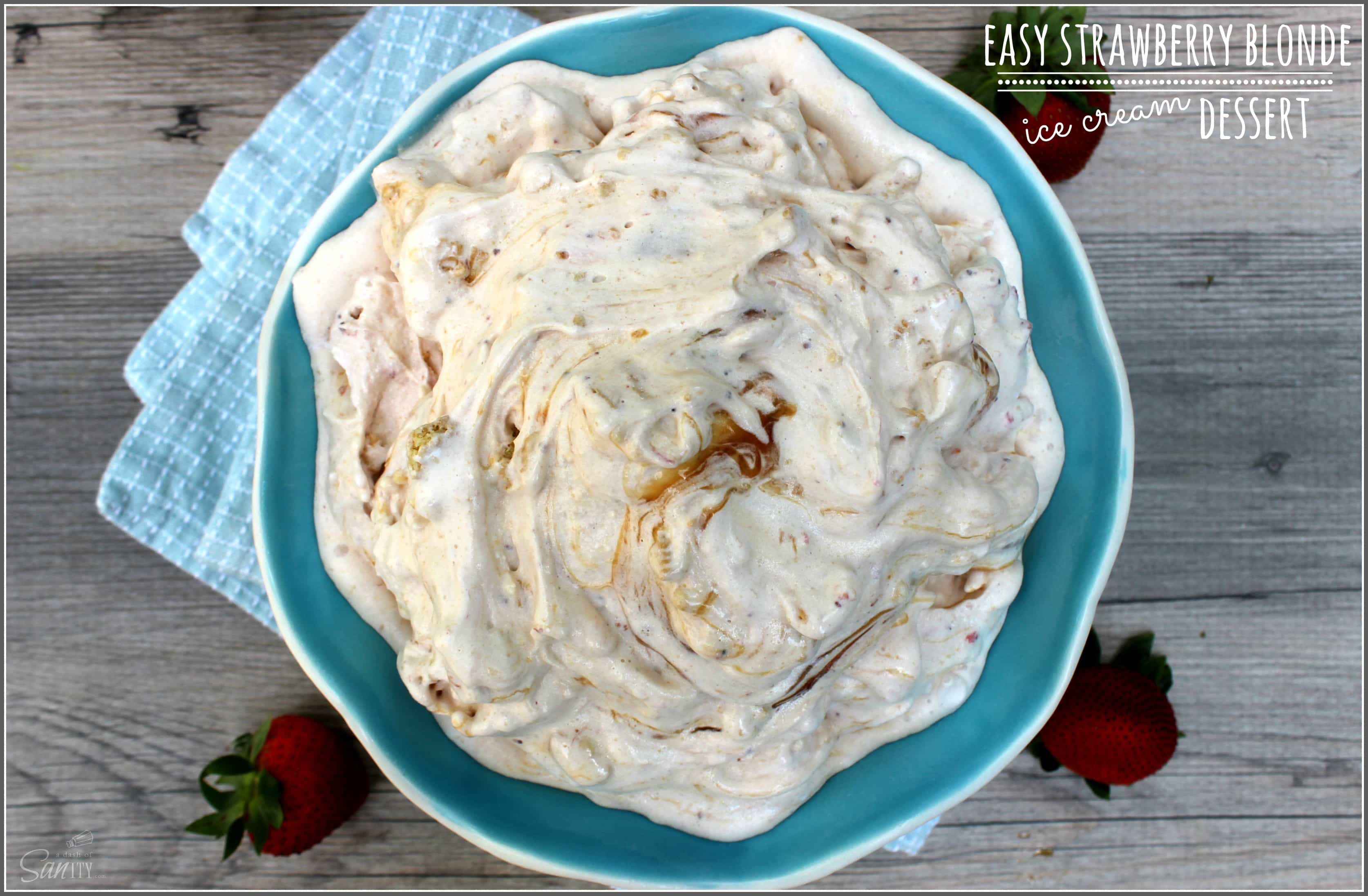 Easy Strawberry Blonde Dessert