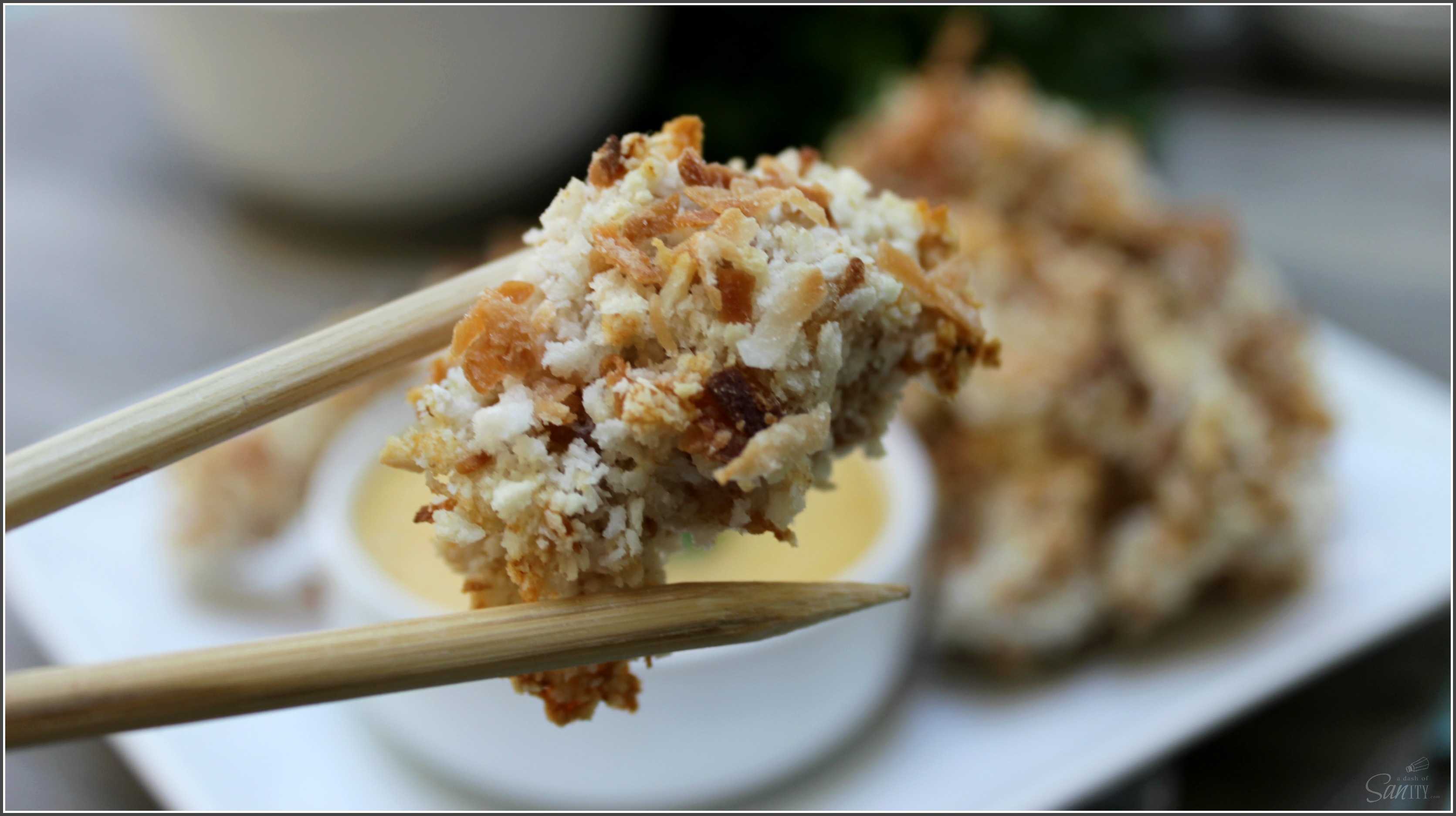 This Healthy Baked Coconut Chicken with Sweet Chili Pineapple Sauce is incredibly tasty and is just as irresistible as the fried version.