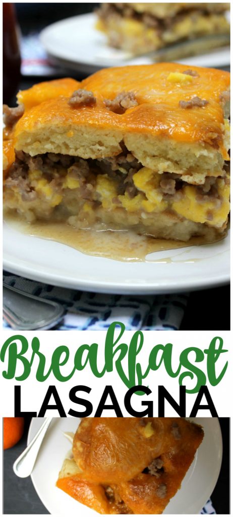 Breakfast Lasagna pinterest image