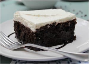 Chocolate Nutella Poke Cake
