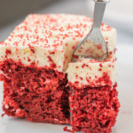 photo of a slice of cake on a plate