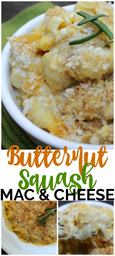 Butternut Squash Mac & Cheese pinterest image