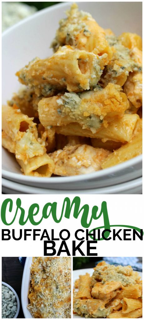 Creamy Buffalo Chicken Bake pinterest image