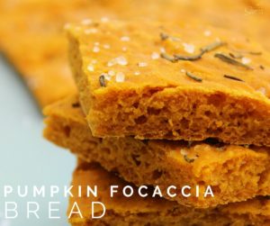 Pumpkin Focaccia Bread