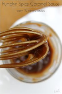 Pumpkin Spice Caramel Sauce