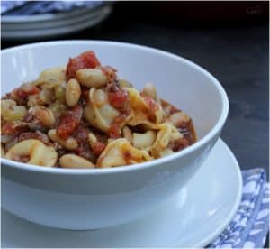 Tortellini Pasta e Fagioli