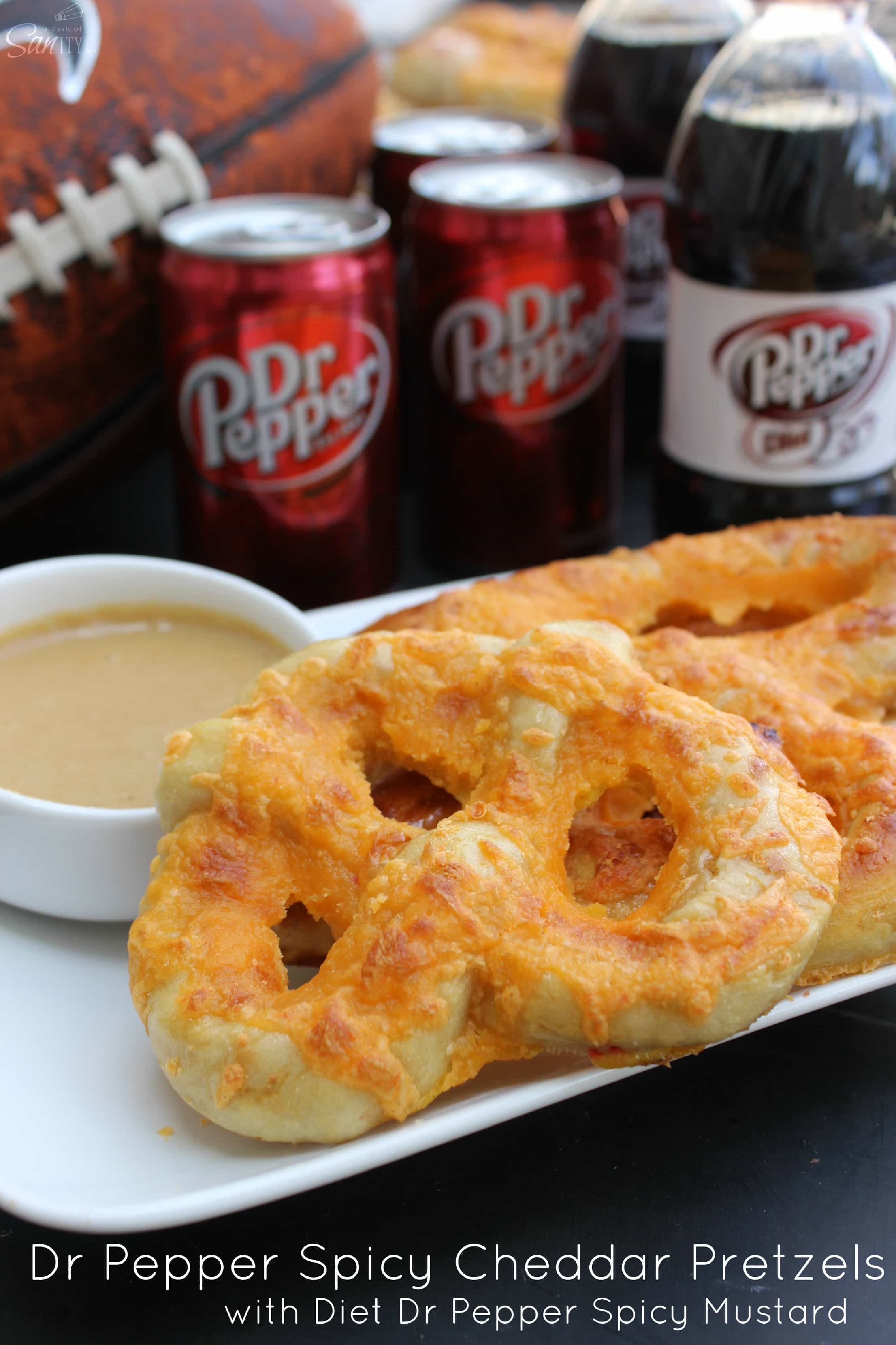Spicy Cheddar Pretzels