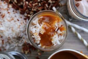 No Bake German Chocolate Cheesecake