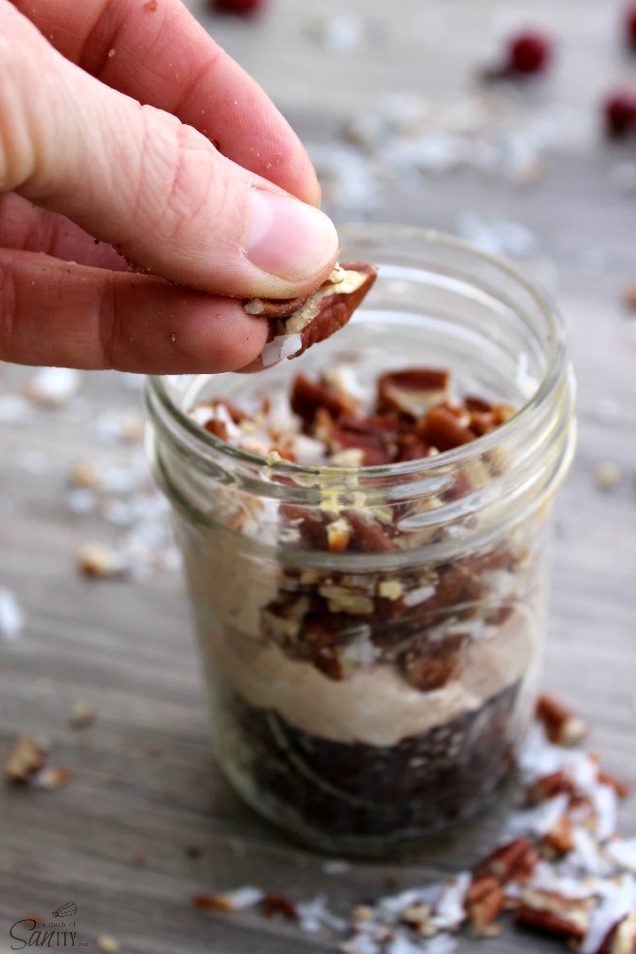 These No Bake German Chocolate Cheesecakes are amazingly delicious, easy to make, and will bring your friends & family a whole lot of cheer. These No Bake German Chocolate Cheesecakes are amazingly delicious, easy to make, and will bring your friends & family a whole lot of cheer.