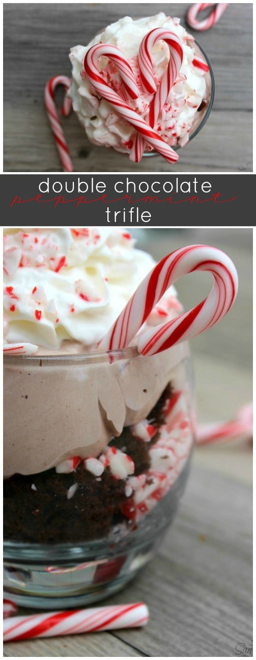 Double Chocolate Peppermint Trifle