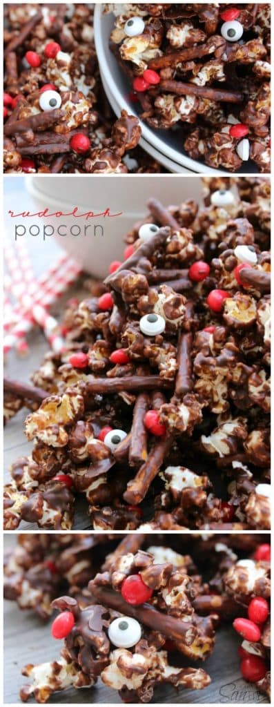 rudolph popcorn pinterest