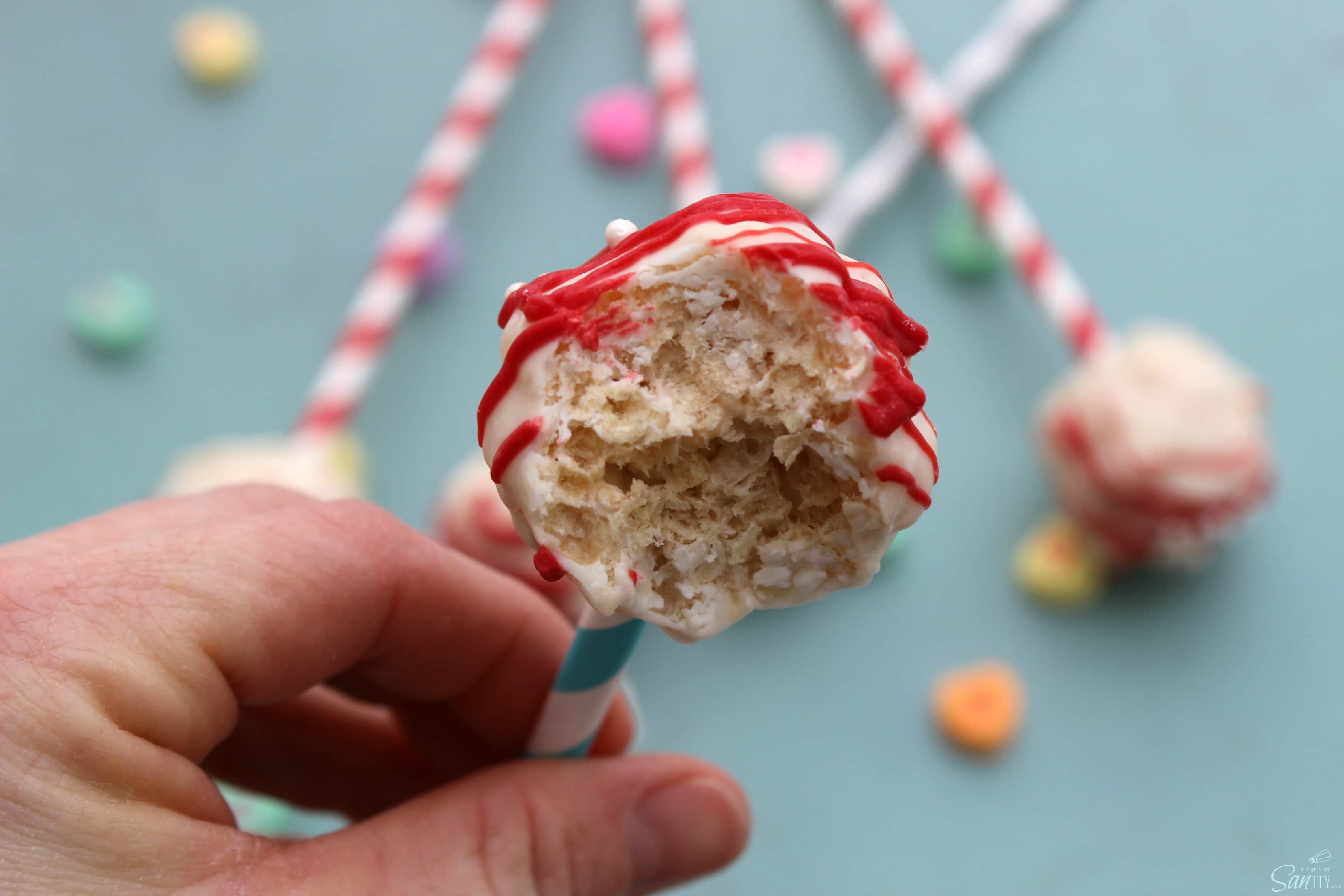 These White Chocolate Rice Krispies Pops are the perfect Valentine’s Day treat or an after school snack hit! Your kids will love to help make these treats. These White Chocolate Rice Krispies Pops are the perfect Valentine’s Day treat or an after school snack hit! Your kids will love to help make these treats.