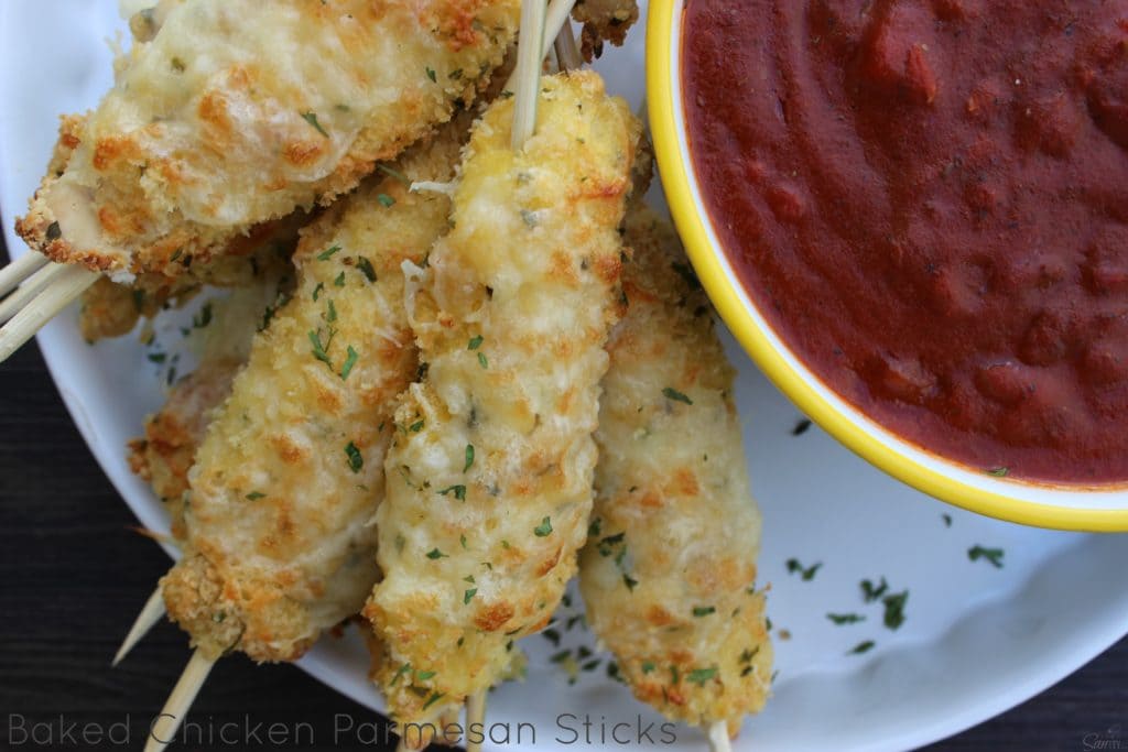 Baked Chicken Parmesan Sticks view