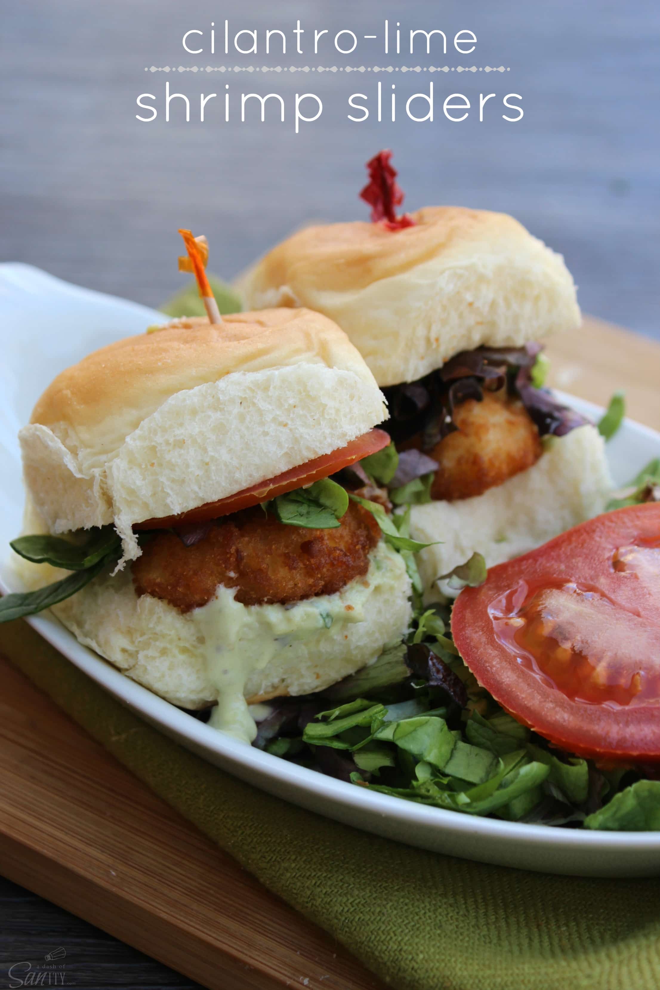 Cilantro-Lime Shrimp Sliders