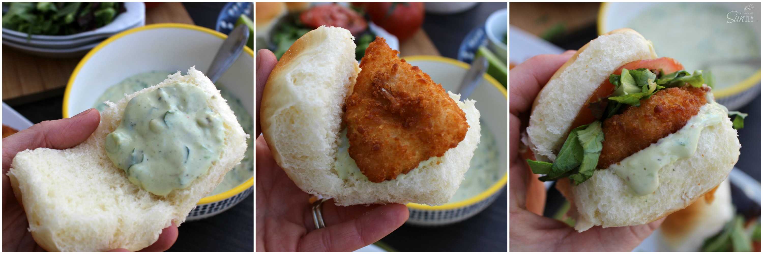 Cilantro-Lime Shrimp Sliders are an easy meal made in under 30 minutes. Lime juice, cilantro, and green onions perfectly complement the butterfly shrimp. assembly step by step