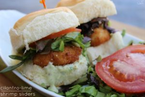 Cilantro-Lime Shrimp Sliders