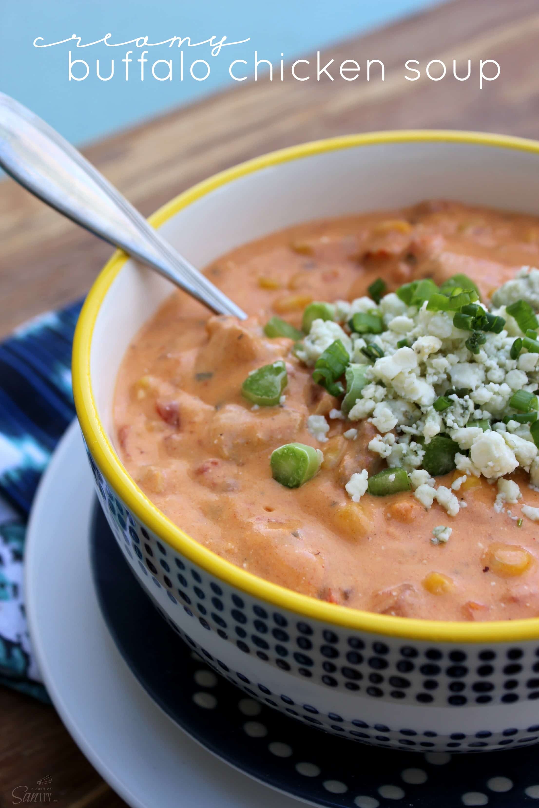 Creamy Buffalo Chicken Soup